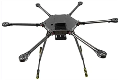 Vikbar Heavy-lift kolfiber drönarram